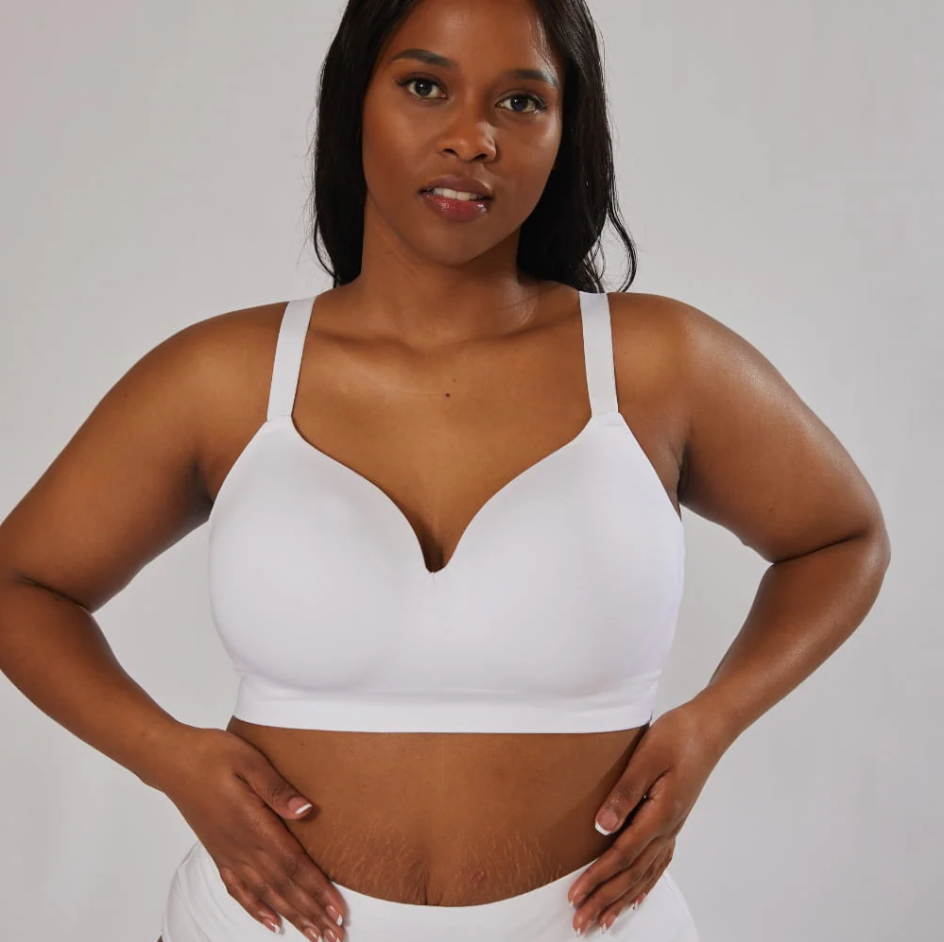 Women’s Plus Size Wireless Support Bra – Comfortable & Traceless