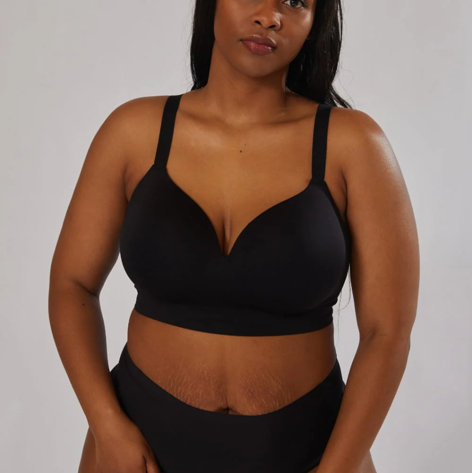 Women’s Plus Size Wireless Support Bra – Comfortable & Traceless